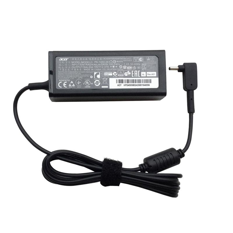   Acer Spin 3 SP315-51   Acer 45W 19V 2.37A 3.0 1.0MM Adaptateur Chargeur Adapter