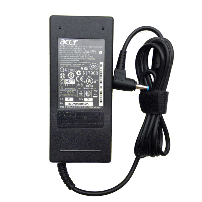 Acer Aspire E5-772G-56CZ E5-772G-58QH Acer 90W 19V 4.74A 5.5 1.7MM Adaptateur Chargeur Adapter