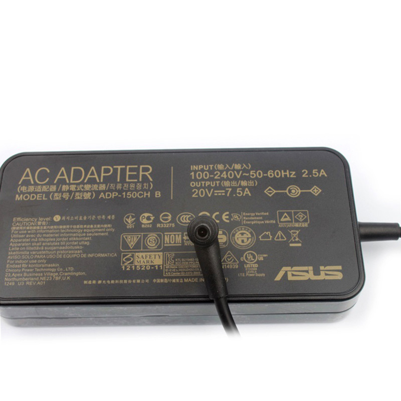   Asus ROG G512LI-DS71-CA  Asus 150W 20V 7.5A 6.0 3.7MM Adaptateur Chargeur Adapter