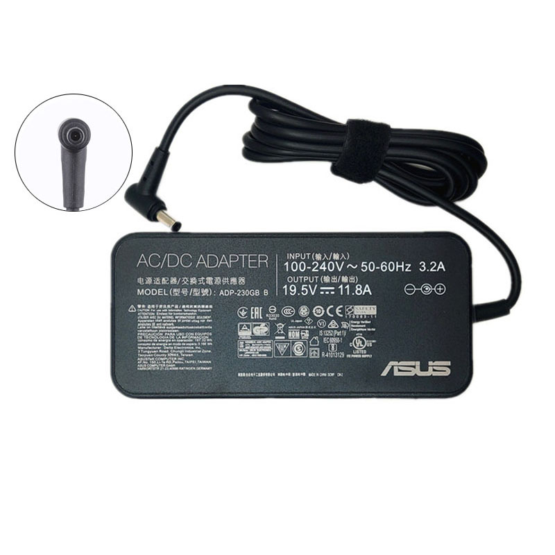   Asus ROG GL704GV-EV048T Asus 230W 19.5V 11.8A 6.0 3.7MM Adaptateur Chargeur Adapter
