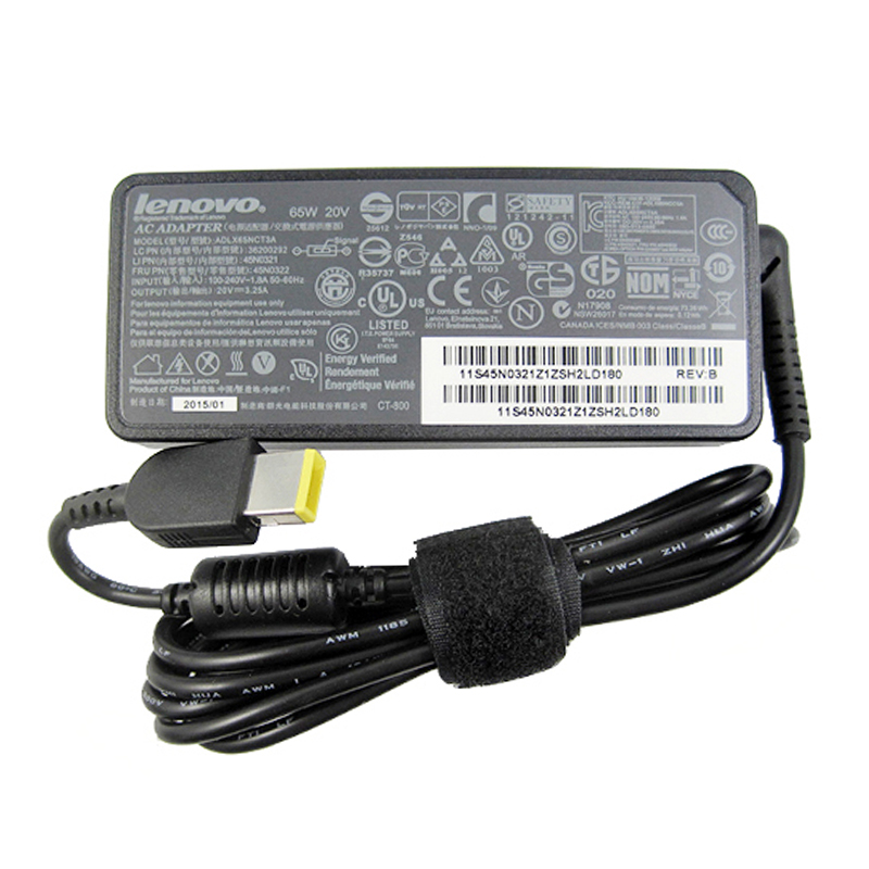  Lenovo Thinkbook 13s-IWL 20R90073BM Lenovo 65W 20V 3.25A Adaptateur Chargeur Adapter