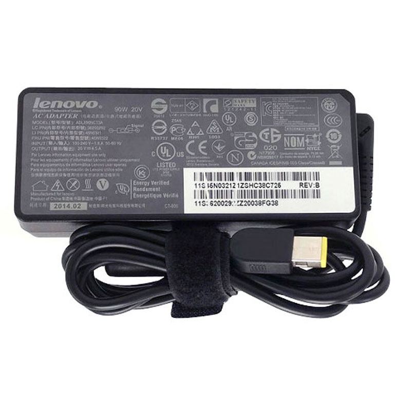 Lenovo ThinkPad X1 Carbon 3460-BDU 3460-9UU Lenovo 90W 20V 4.5A Adaptateur Chargeur Adapter