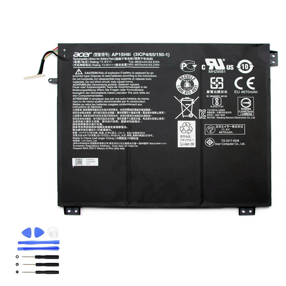 Batterie Acer AP15H8i 54.8Wh
