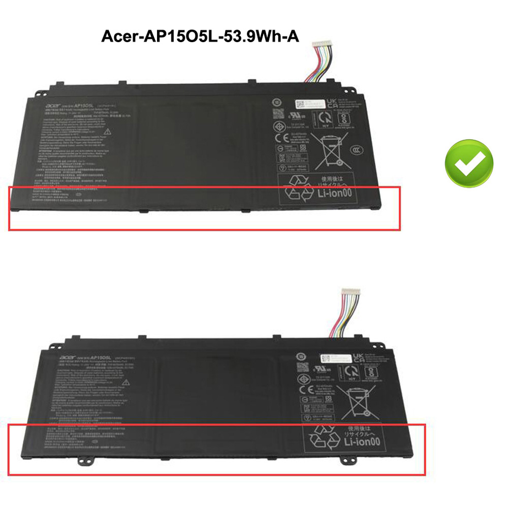Batterie Acer AP15O5L A 53.9Wh – Image 2