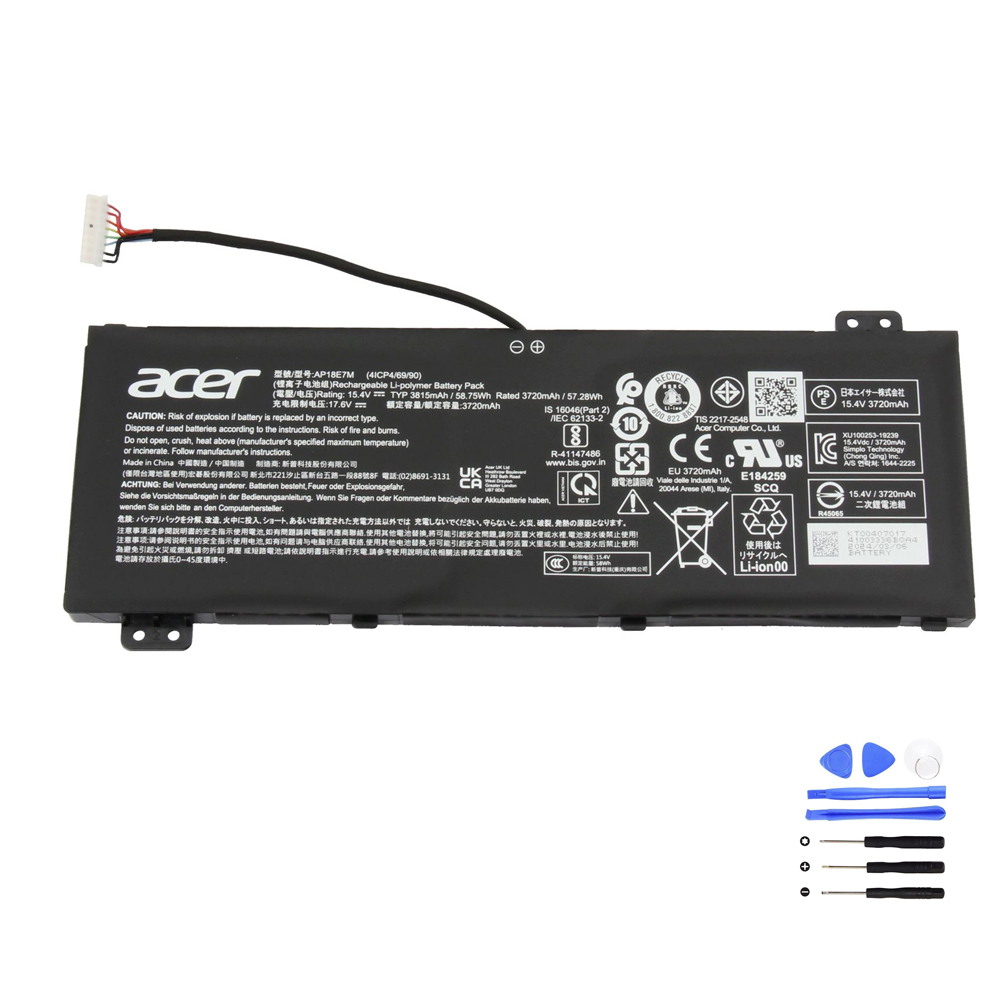 Batterie Acer AP18E7M 58.75Wh