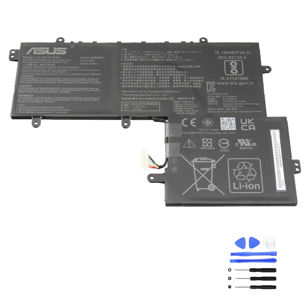 Batterie Asus C31N1836 50Wh