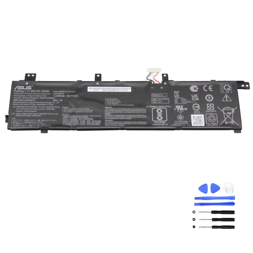 Batterie Asus C31N1843 42Wh