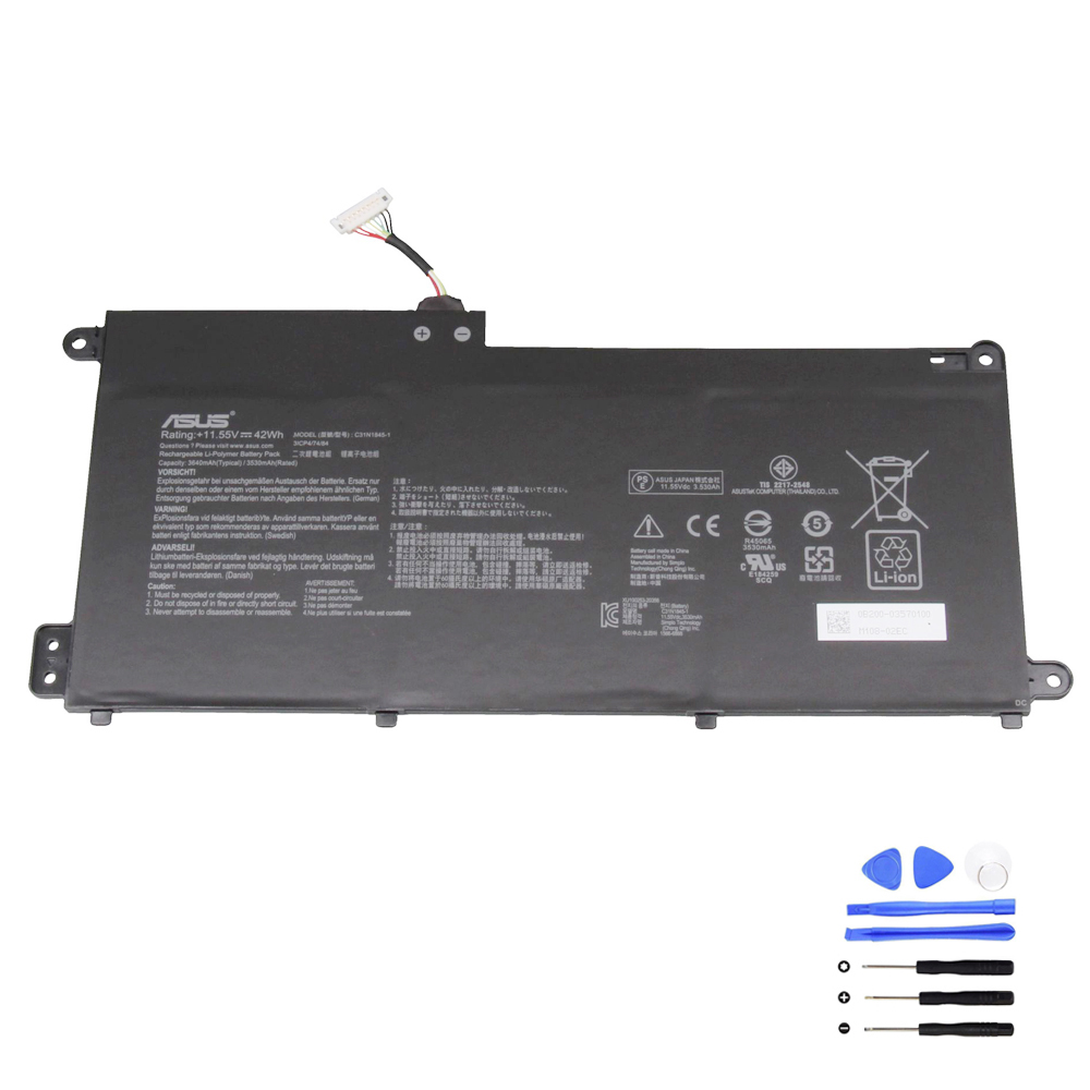 Batterie Asus C31N1845-1 42Wh