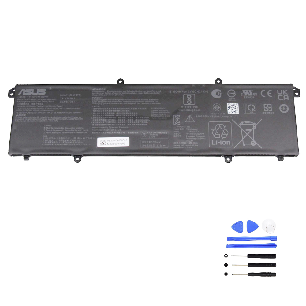 Batterie Asus C31N2019-1 63Wh