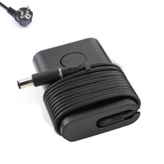 19.5V 3.34A 65W Remplacement pour Dell 7.4mm 5.0mm Curved AC Adaptateur Chargeur