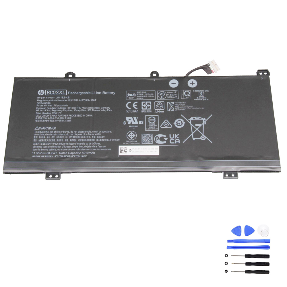 Batterie HP BC03XL 60.9Wh