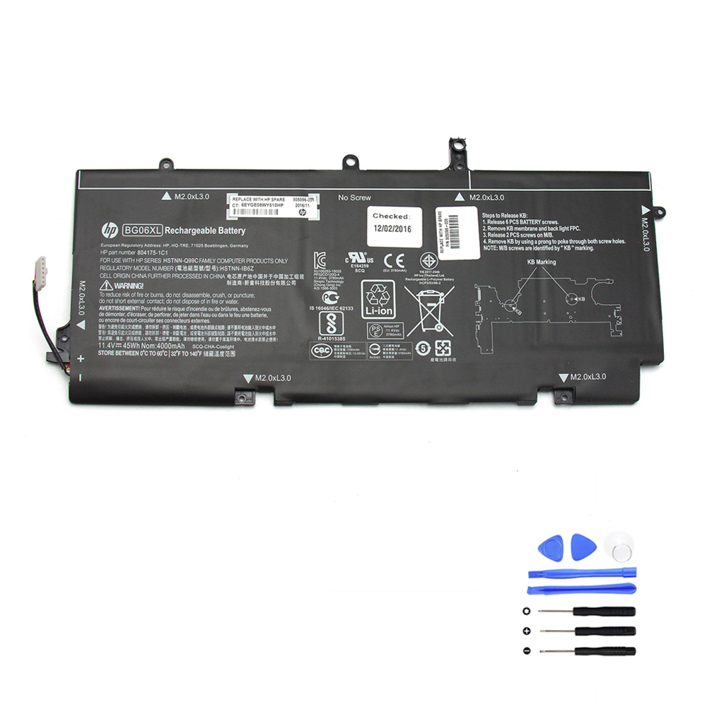 Batterie HP EliteBook 1040 G3 BG06XL 45Wh