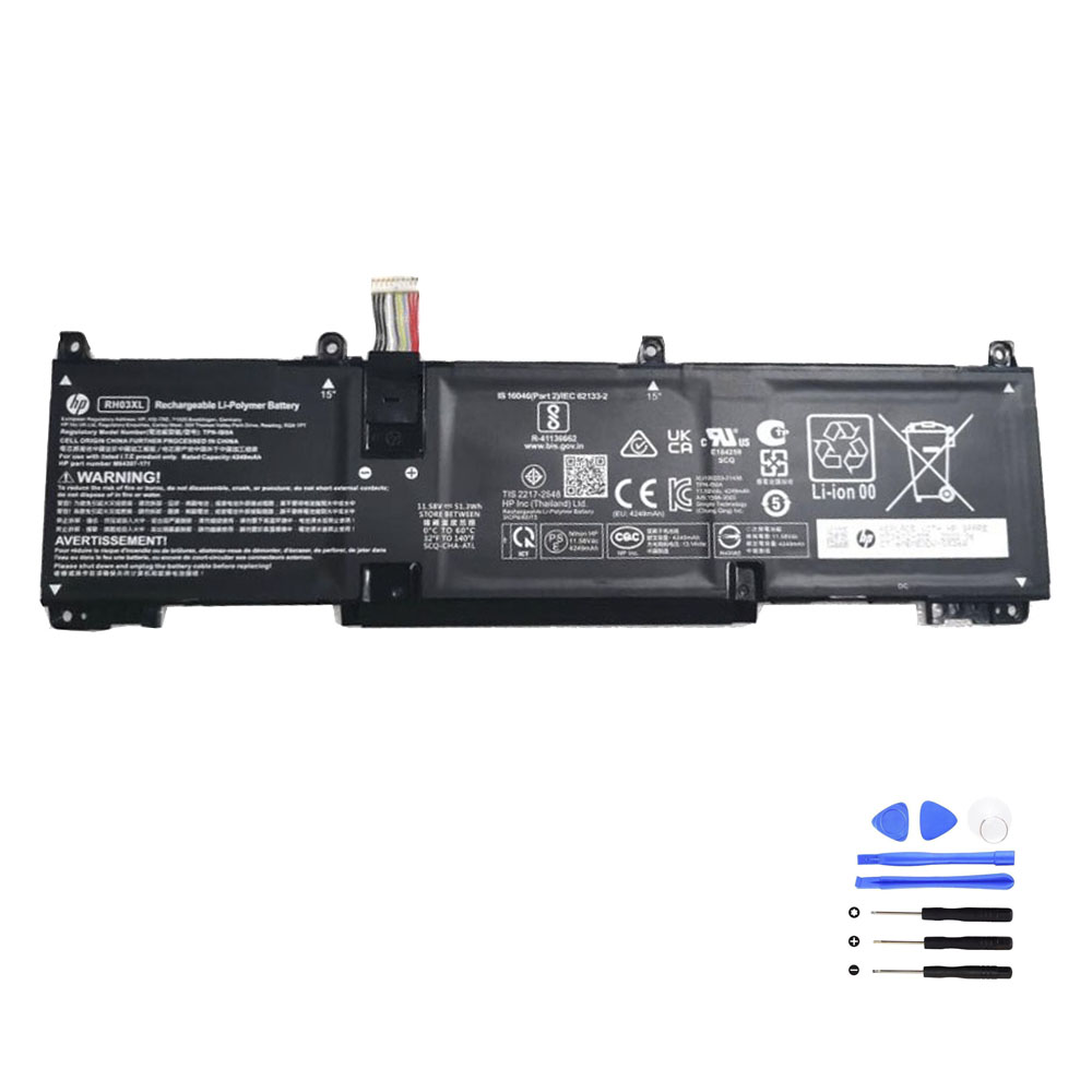 Batterie HP RH03XL 51.3Wh