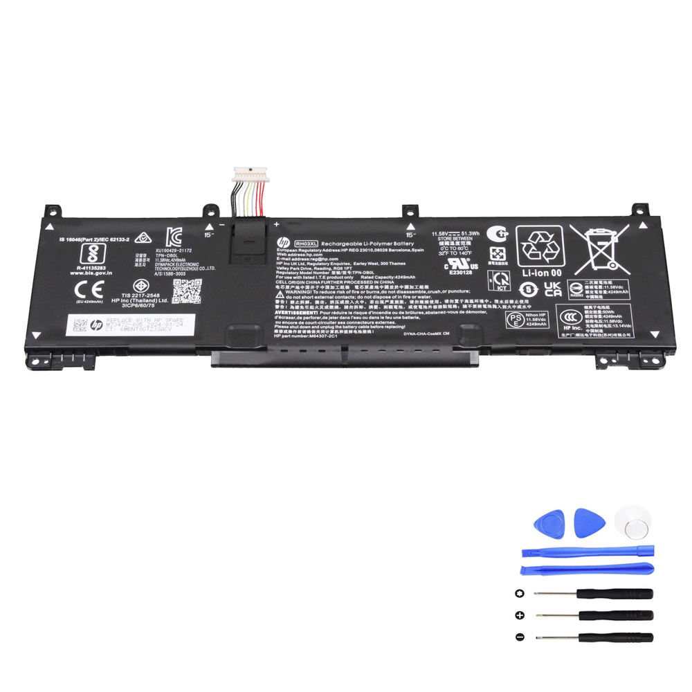 Batterie HP RH03XL 51.3Wh
