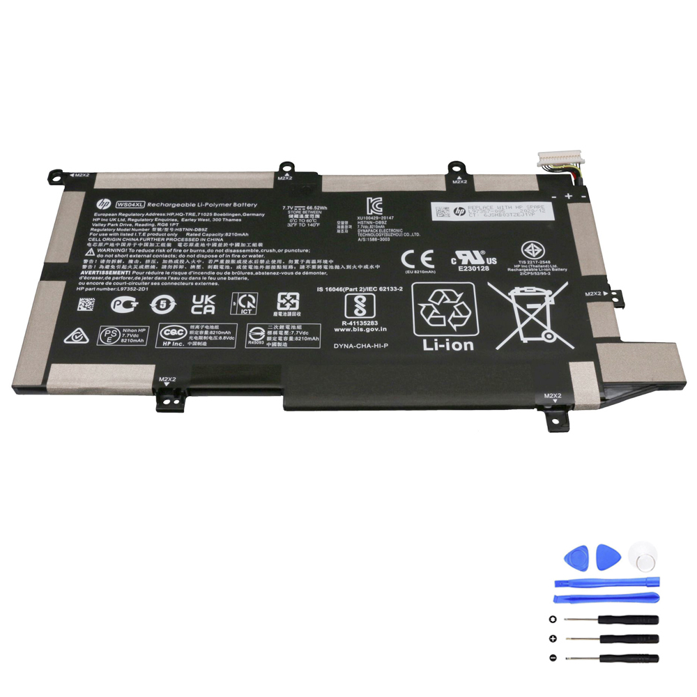 Batterie HP WS04XL 66.52Wh