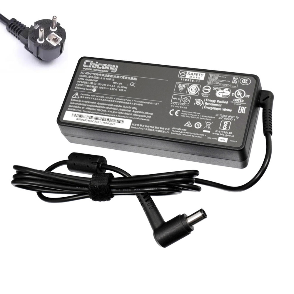 19.5V 6.92A 135W MSI 7.4mm 5.0mm AC Adaptateur Chargeur