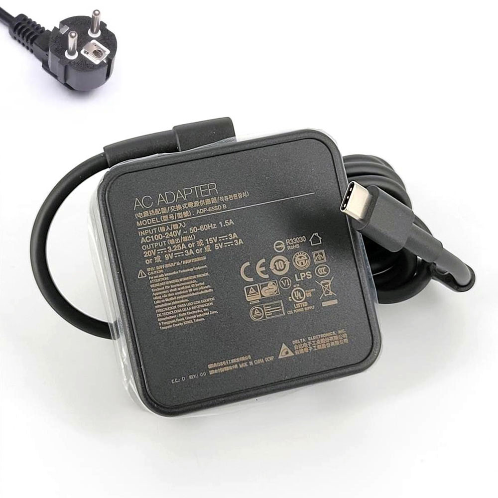 20V 3.25A 65W MSI USB-C Adaptateur Chargeur