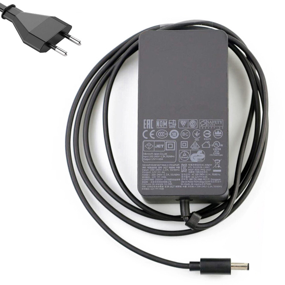 12V 4A 48W Microsoft 4.5mm 3.0mm AC Adaptateur Chargeur