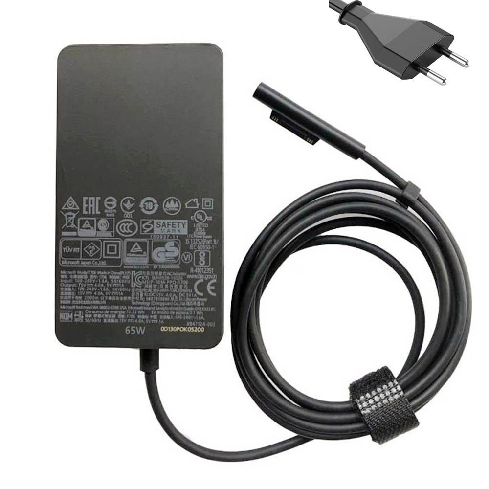 15V 4A 65W Microsoft Surface Connect AC Adaptateur Chargeur