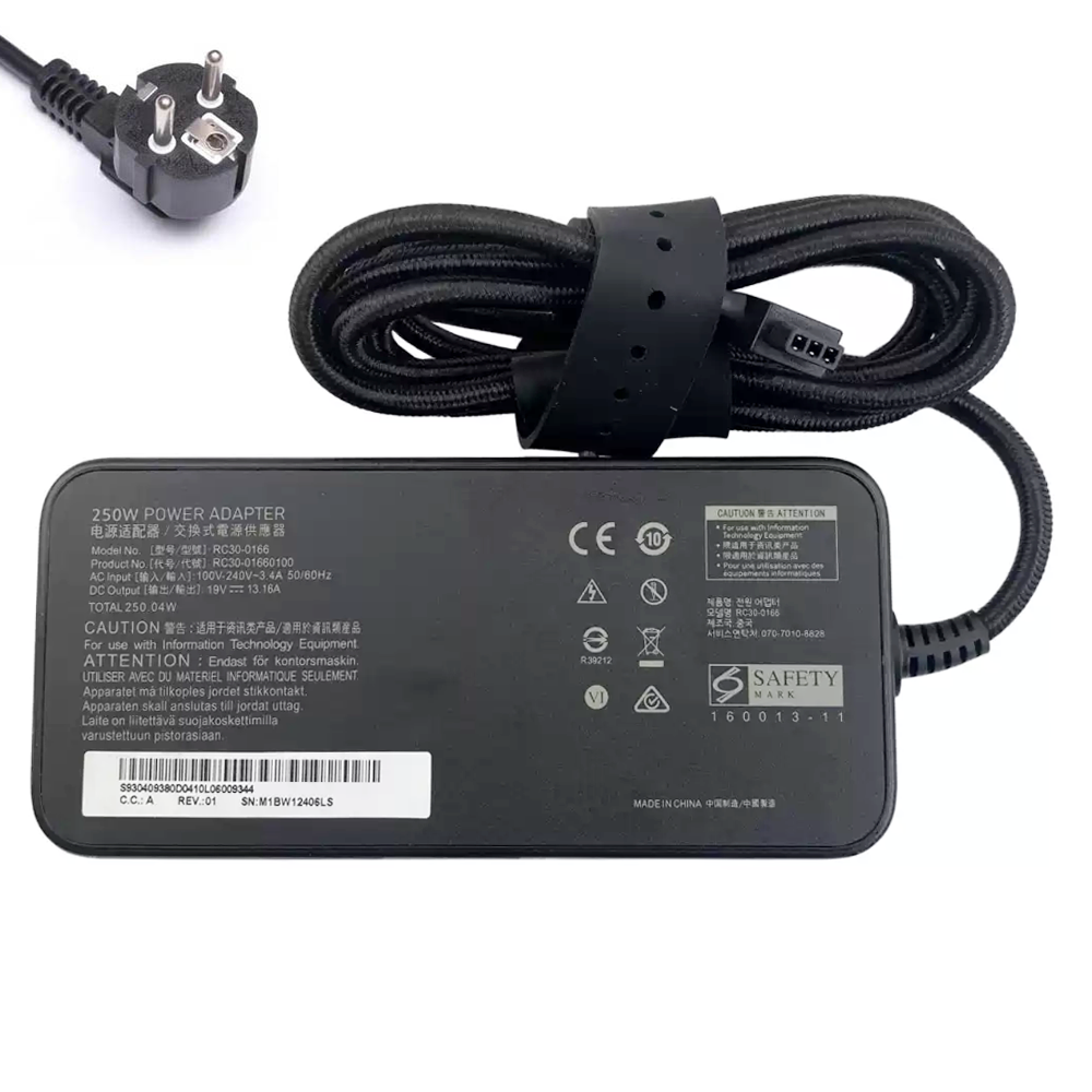 19V 13.16A 250W Razer(Delta) AC Adaptateur Chargeur