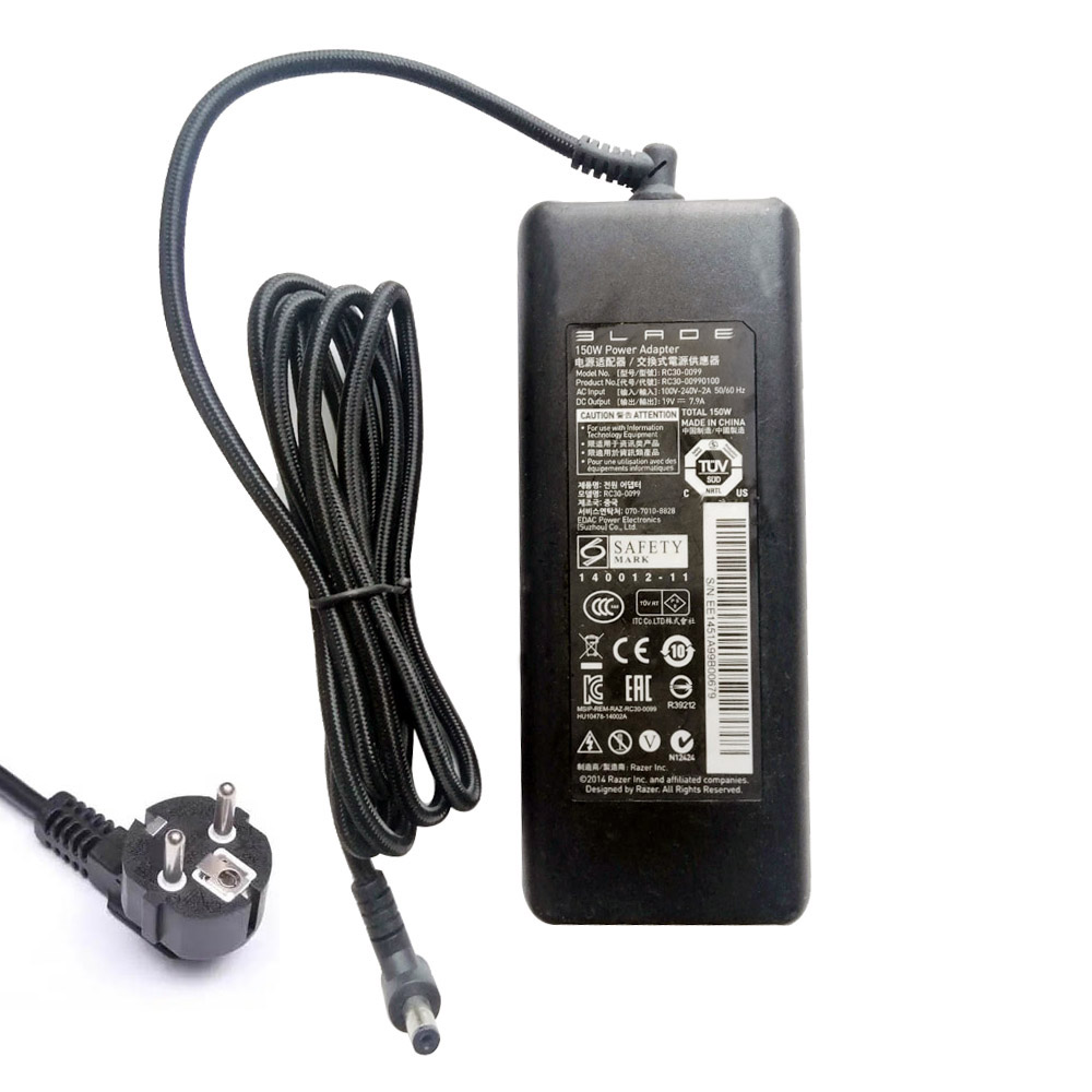 19V 7.9A 150W Razer 5.5mm 2.5mm AC Adaptateur Chargeur