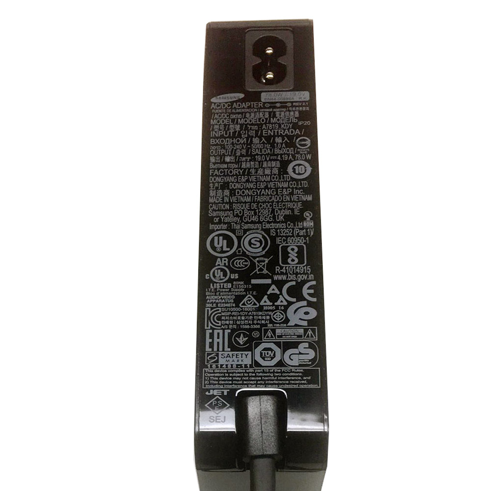 19V 4.19A 78W Samsung 6.5mm 4.4mm Moniteur/TV Adaptateur Chargeur – Image 3