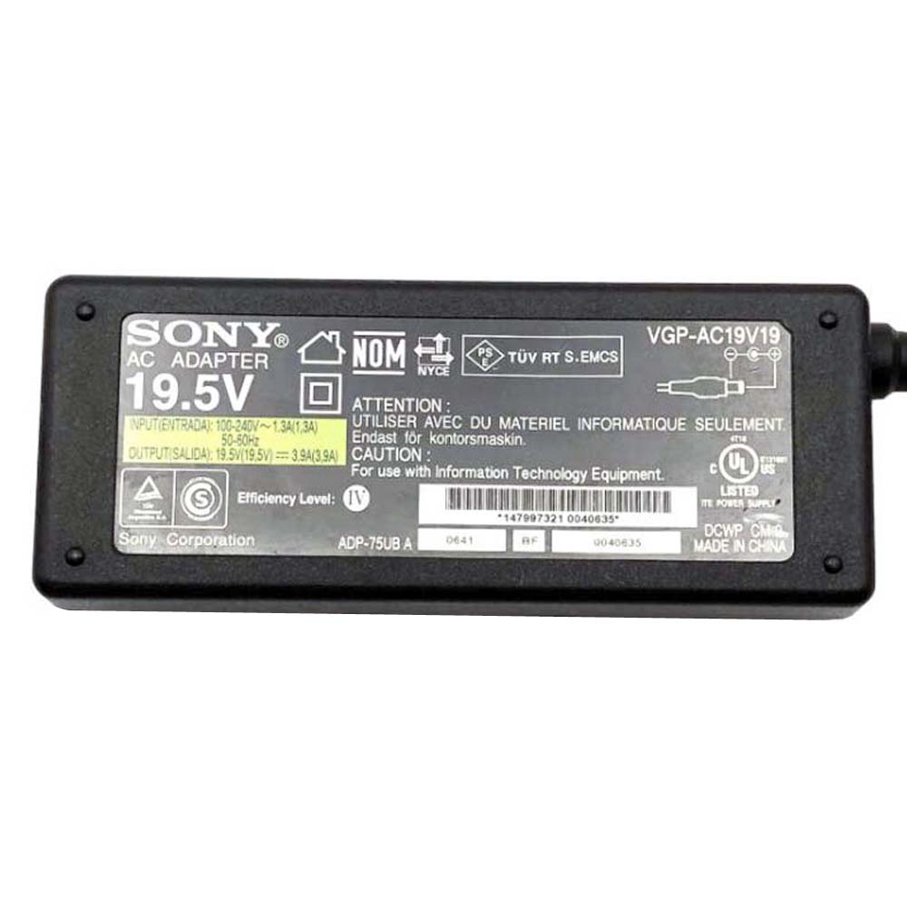 19.5V 3.9A 75W Sony 6.5mm 4.4mm AC Adaptateur Chargeur – Image 2