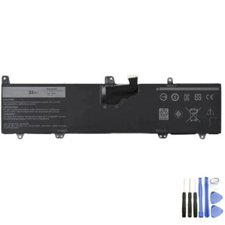 Batterie de remplacement pour Dell 0JV6J 32Wh