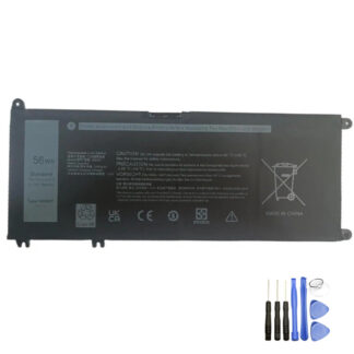 Batterie de remplacement pour Dell 4WNOY 56Wh