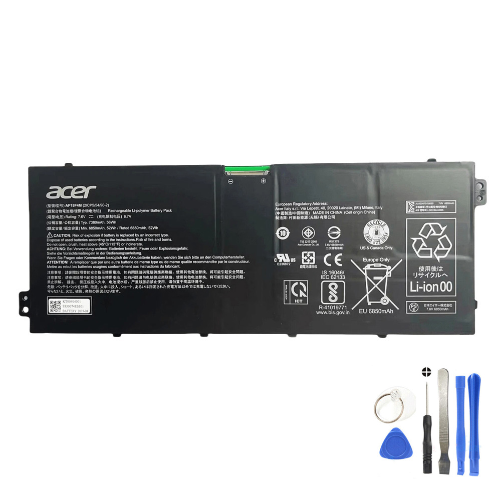 Batterie Acer AP18F4M 52Wh